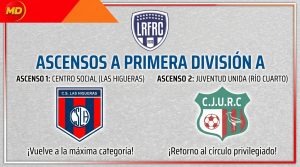 Los Ascensos a la Primera A de la Liga Regional